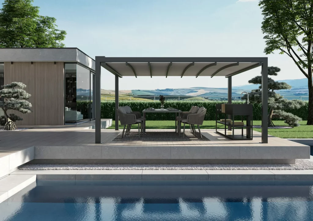 Pergola a tetto piano KE Keplan News di prodotto 